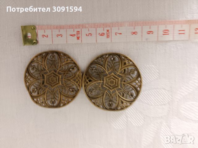 Малка пафта бронз , снимка 4 - Антикварни и старинни предмети - 46099965