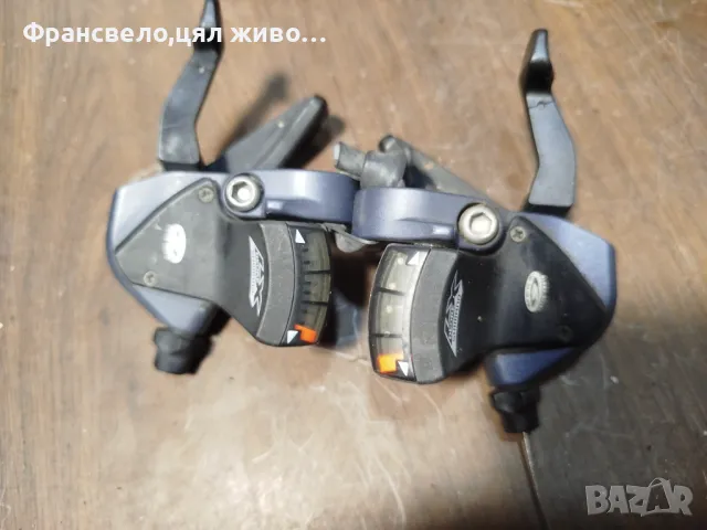 Команди 27 скорости за велосипед колело Shimano deore lx sl m 570, снимка 1 - Части за велосипеди - 49261001