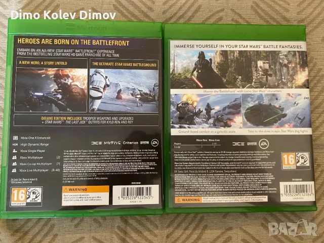 STAR WARS BATTLEFRONT 1 и 2, снимка 2 - Игри за Xbox - 49514066