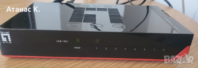 Суич: LevelOne 8-Port Gigabit Switch GSW-0807, снимка 7 - Суичове - 53076377