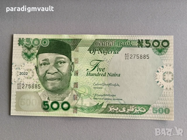 Банкнота - Нигерия - 500 найра UNC | 2022г.
