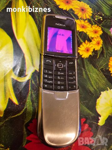 Телефон Nokia 8800 Silver метален, снимка 4 - Nokia - 46452563