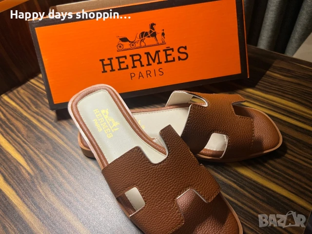 Hermes Дамски чехли , снимка 2 - Чехли - 50823521