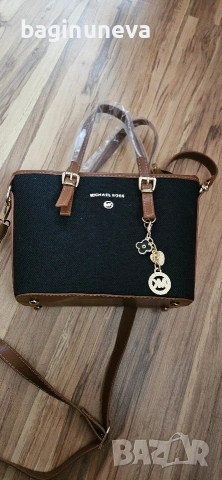 Нова дамска черна чанта на МС