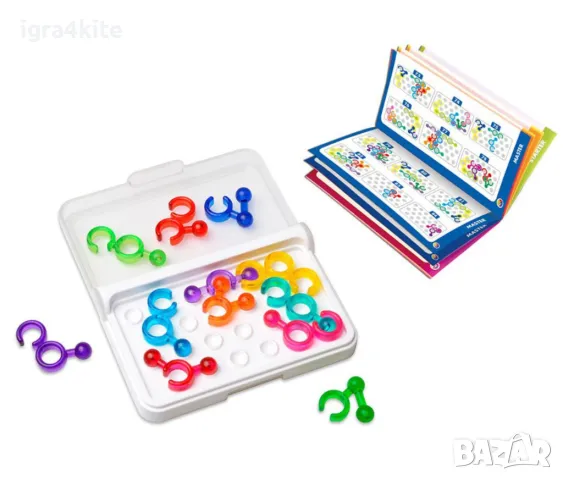 IQ Game LINK № 8 от 8 – Нов модел матричен тетрис. Логическа игра в кутия , снимка 4 - Образователни игри - 49909225