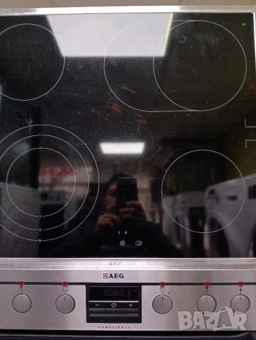 Иноксова печка за вграждане с керамичен плот Аег Aeg Made in Germany 2 години Гаранция!, снимка 10 - Печки, фурни - 53253175