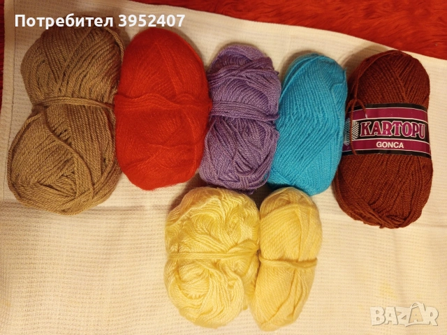 Различни вълнени прежди, снимка 4 - Други - 53375663