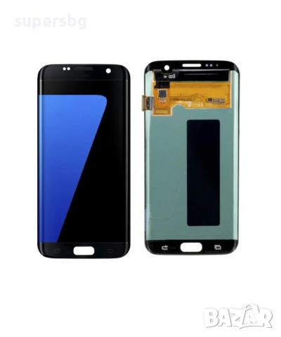 Дисплей за Samsung Galaxy S7 Edge /SM-G935 / NF / LCD Дисплей+Тъч скрийн/ Orig/ Златист и Черен, снимка 2 - Резервни части за телефони - 45585274