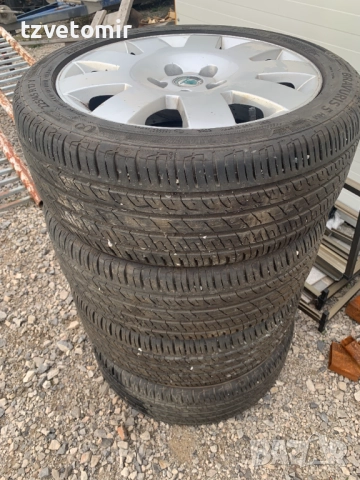 летни гуми с джанти 225/45/17, снимка 3 - Гуми и джанти - 52947246