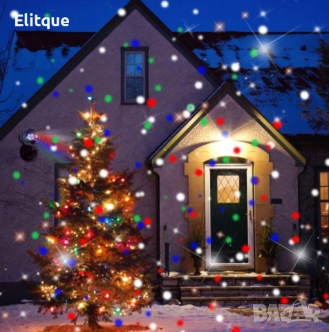 Диско лампа Snow Flower Lamp, снимка 5 - Прожектори - 52502332