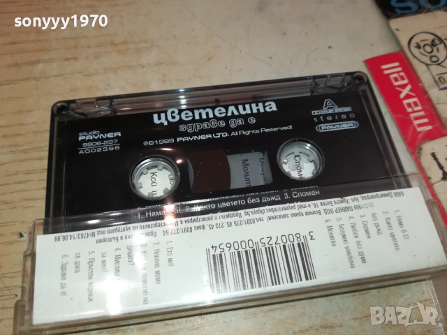ЦВЕТЕЛИНА-ОРИГИНАЛНА КАСЕТА 2805251525, снимка 6 - Аудио касети - 50458854