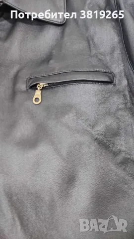 Мъжко кожено яке с права кройка.Внос от Германия, снимка 6 - Якета - 49687291