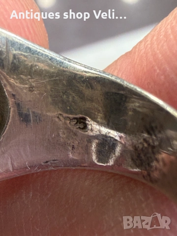 Масивен мъжки сребърен пръстен №7862 , снимка 8 - Пръстени - 53463507