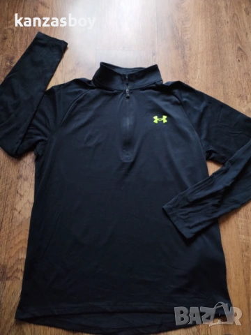 Under Armour TECH 2.0 1/2 ZIP - страхотна мъжка блуза КАТО НОВА М, снимка 6 - Блузи - 53236149
