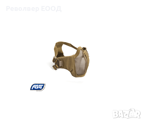 МАСКА ASG METAL MESH WITH CHEEK PADS TAN, снимка 1 - Екипировка - 45056693