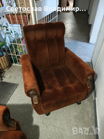 Разтегателен диван и 2 фотьойла, снимка 7 - Дивани и мека мебел - 53741852