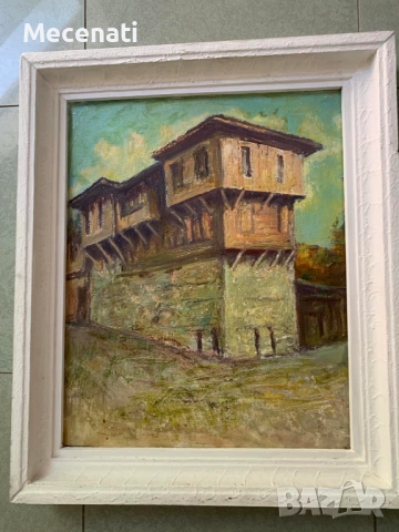 Ганчо Чолаков (1922-1999) Маслени бои - пейзаж, снимка 3 - Картини - 53112380