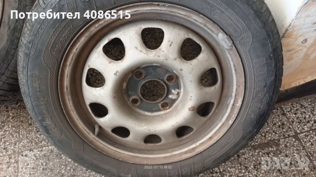 Джанти с гуми за VW Golf 3, снимка 2 - Гуми и джанти - 45572412