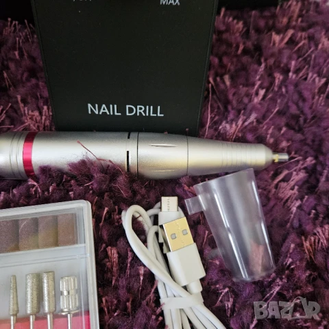 Черна пила за сваляне на геллак с тъч бутони, снимка 3 - Продукти за маникюр - 51224362