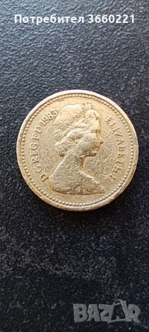 1 паунд 1983, снимка 6 - Нумизматика и бонистика - 53799707