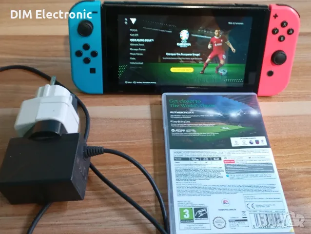 Nintendo Switch заедно с FC 24, снимка 2 - Nintendo конзоли - 47255335