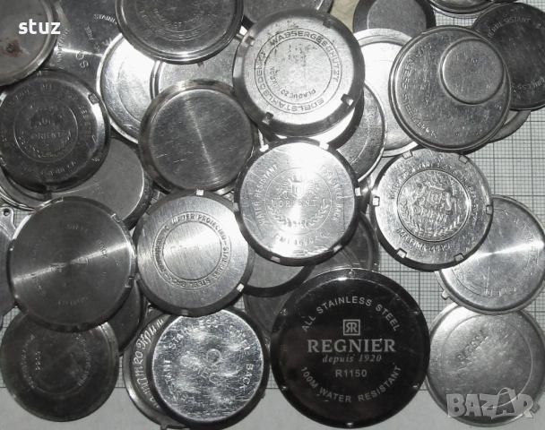 Задни капаци за различни ръчни часовници, лот 160 бр., снимка 7 - Антикварни и старинни предмети - 54219452