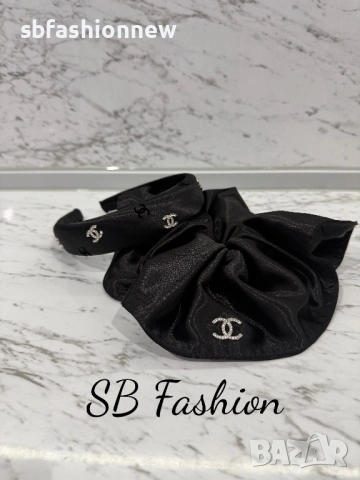 Ластик и диадема Chanel, снимка 6 - Аксесоари за коса - 53823424