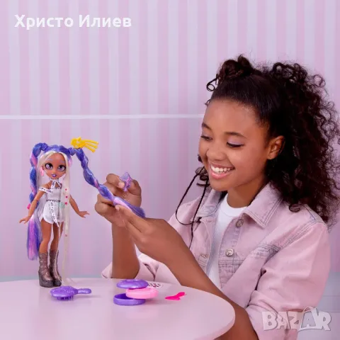 Модна кукла Хейли IMC Toys Кукла Vip Pets Hair Academy 30см, снимка 7 - Кукли - 48693131