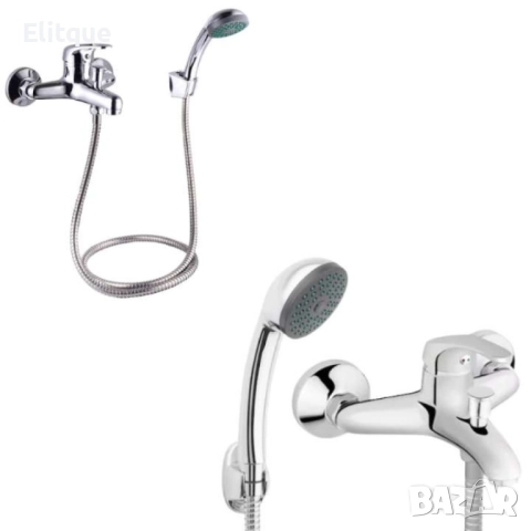 Смесител за вода  c душ, хориз. с покр. от хром, снимка 2 - Други стоки за дома - 52852437