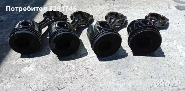 Бутала с биели комплет 4броя 90лв за Волксваген Голф 4 комби 1.9 дизел 90к.с 2000г , снимка 3 - Части - 50323752