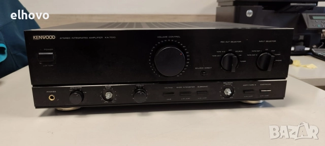 Стерео усилвател Kenwood KA-7010, снимка 2 - Ресийвъри, усилватели, смесителни пултове - 52882826