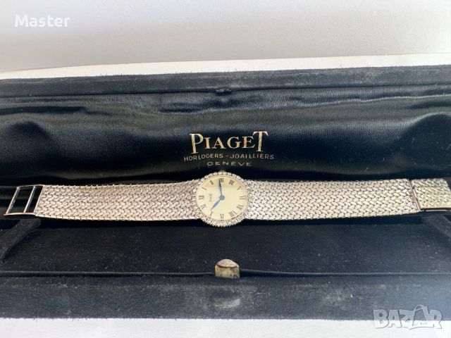 PIAGET 18к бяло злато с диаманти дамски часовник, снимка 5 - Дамски - 45234343