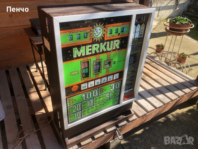 стар немски игрален автомат /ротативка/ - 1977г., снимка 2 - Антикварни и старинни предмети - 48053846