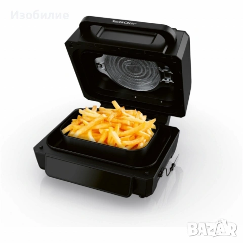 Уред 2 в 1 SilverCrest Air Fryer with Grill – хрупкаво, вкусно и без мазнина, снимка 10 - Фритюрници - 53004167