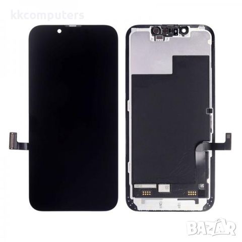 HQ OLED Съвместим LCD Дисплей за iPhone 13 Mini 5.4 + Тъч скрийн / Черен / Баркод : 483139, снимка 1 - Резервни части за телефони - 46691838