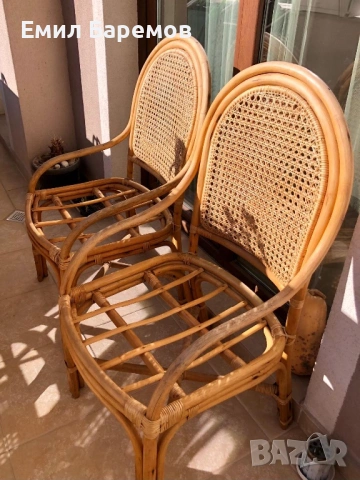 Ратанови столове - 2 бр. 