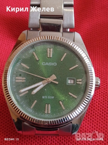 Класически модел мъжки часовник CASIO много красив стилен 53752, снимка 2 - Мъжки - 53677233