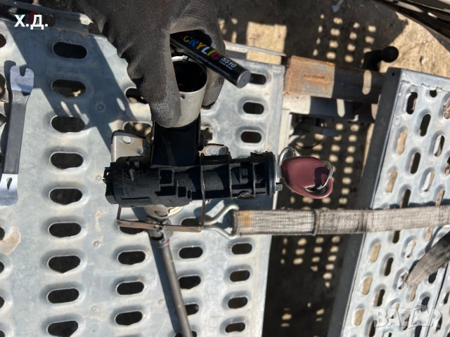 Кормилен прът с патрон и ключ Фиат Пунто 1.2 85кс 1999г, снимка 2 - Части - 53785766