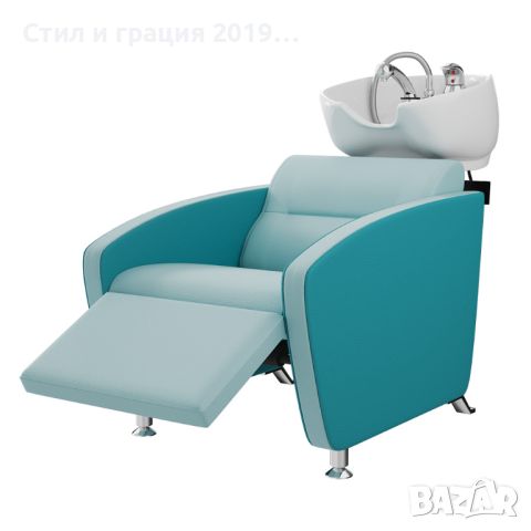 Измивна фризьорска колона Cubo Plus - Turquoise/роза, снимка 2 - Друго оборудване - 45093619