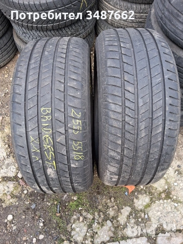 255 55 18 BRIDGESTONE 2бр летни дот 2021г 
