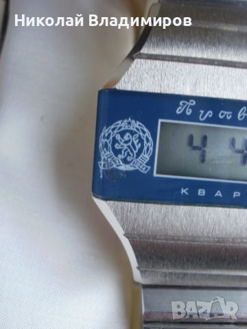  Правец български рядък мъжки ръчен часовник Булетроник Buletronic, снимка 4 - Мъжки - 52890435