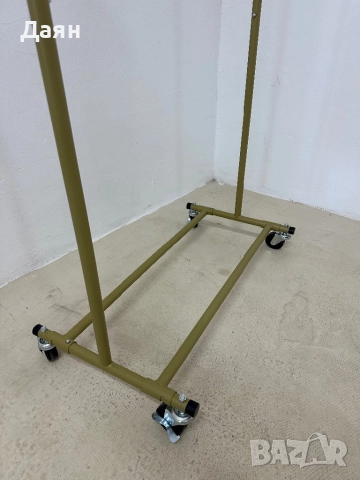 Етажерка за дрехи с разтегателна горна релса SONGMICS, на колела, регулируема на ширина, 45x(92-132), снимка 7 - Етажерки - 52749122