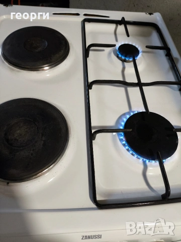 Комбинирана готварска печка Zanussi (Газ + Ток), снимка 2 - Печки, фурни - 53411000