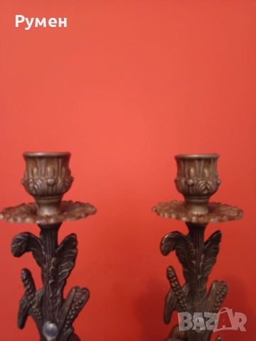 Красиви,Антикварни,френски свещници!!!, снимка 9 - Антикварни и старинни предмети - 48464443