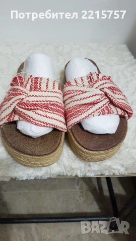 Сандали и чешхли от плат.Италия, снимка 2 - Сандали - 38086126