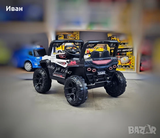TОП ЦЕНА!НОВО!Акумулаторен джип Fast UTV WHITE с 12V батерия,дистанционно,USB, снимка 8 - Електрически играчки - 50653494