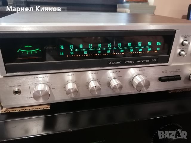 Sansui 551, снимка 5 - Ресийвъри, усилватели, смесителни пултове - 46009609