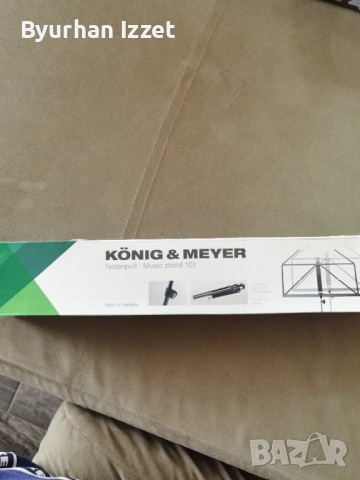 Згъваема стойка за ноти konig and meyer