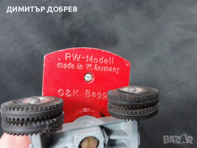 1/50 СТАР РЕТРО МЕТАЛЕН МАЩАБЕН МОДЕЛ O&K BAGGER RW MODELL GERMANY, снимка 10 - Колекции - 52223981