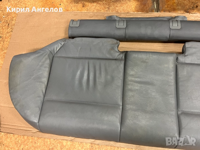 Задни кожени сиви седалки за BMW E46 Комби, снимка 5 - Части - 52949583